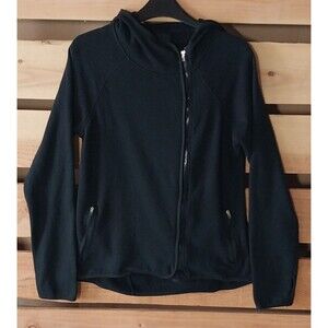 Reebok Hoodie Womens Size Small Active Sports Zip Up Thumbholes Pockets Athlete